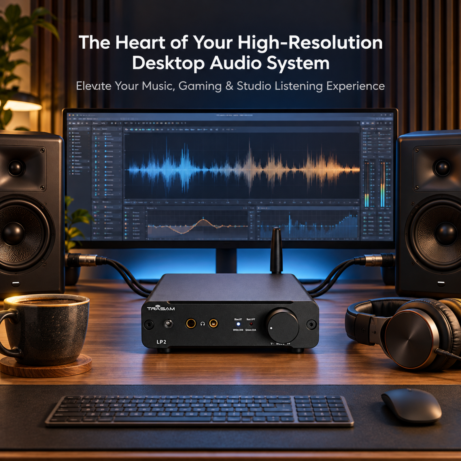 TRASAM LP2 桌面HiFi解碼耳放一體機