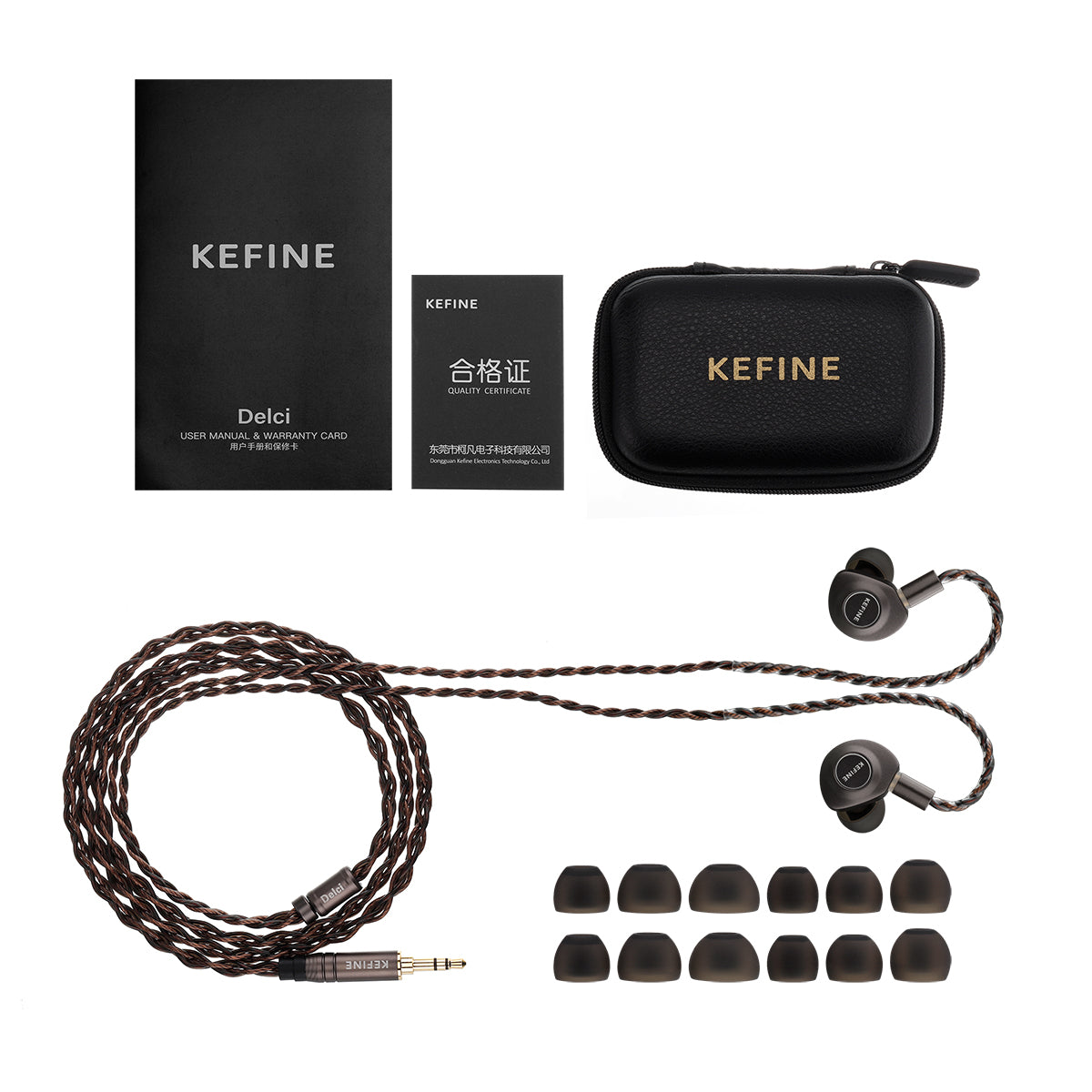 KEFINE Delci - 10mm DLC+PU 動圈入耳式耳機