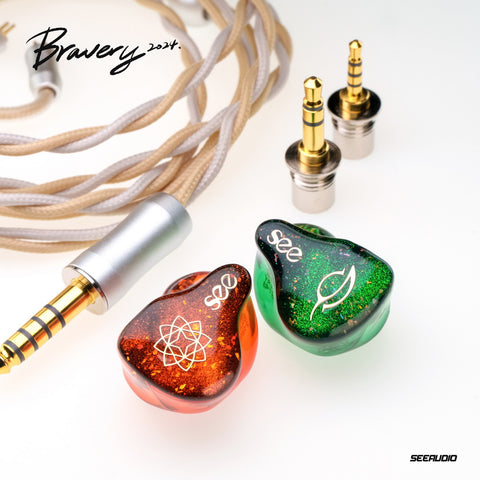 See Audio Bravery 勇氣 - 2024紅綠限量版四動鐵耳機