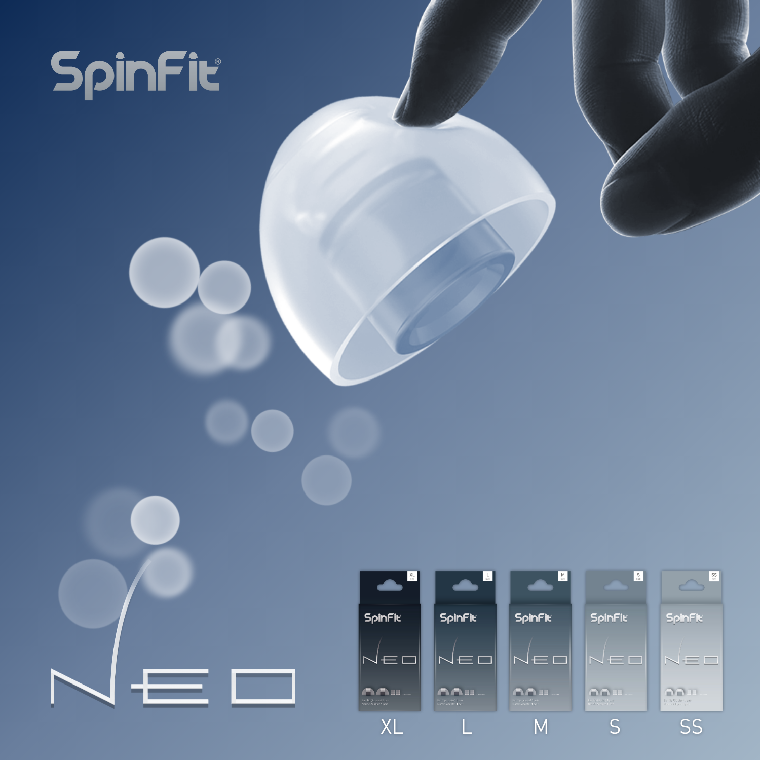 SpinFit Neo 矽膠耳塞