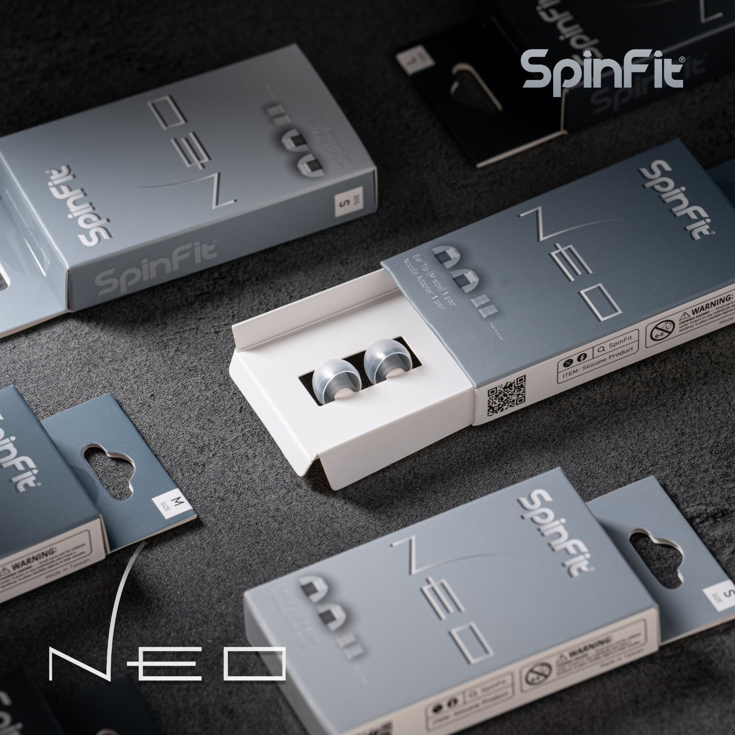 SpinFit Neo 矽膠耳塞